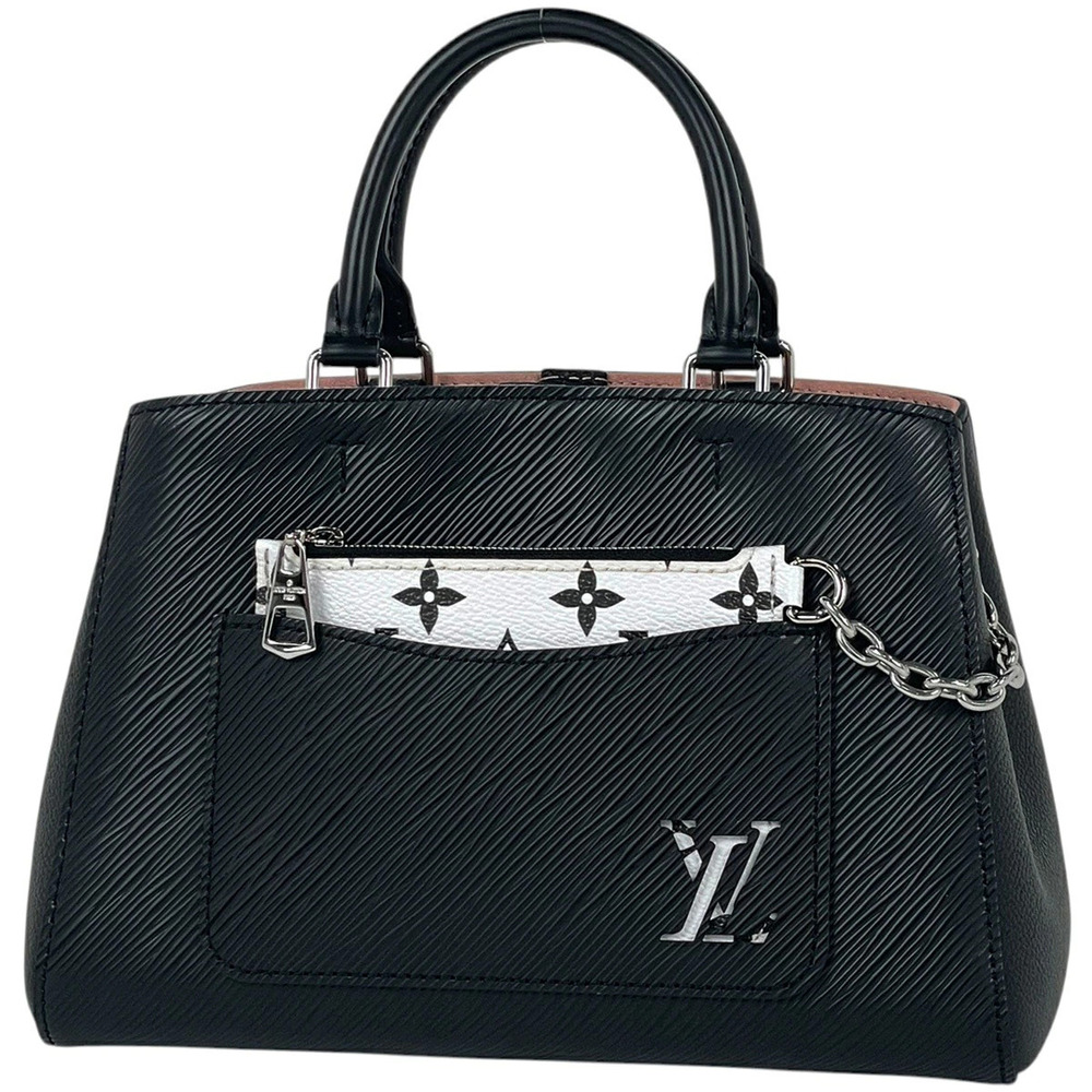 Louis Vuitton Marelle Tote Handbag Epi Leather Noir Black